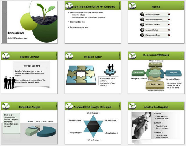 Free Business Plan PPT Template