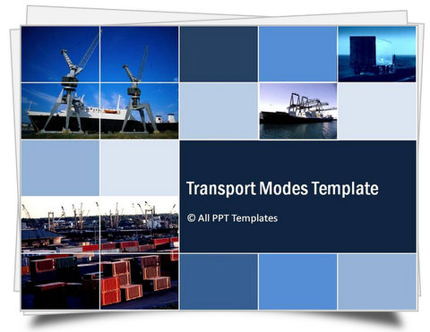 template transport powerpoint modes logistics templates ppt presentation company theme slides cargo background brochure professional training present update