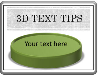 Legible 3D Text