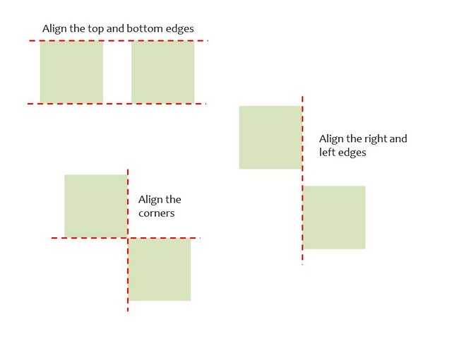 Alignment with Smart Guides