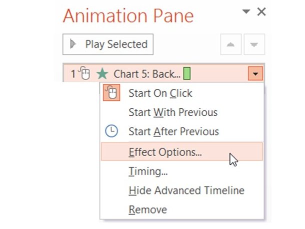 Animation Effect Options