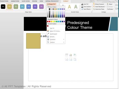 Professional Predesigned Color Theme