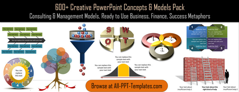 Download 600 PowerPoint Concepts and Models