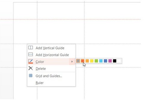 Change Color of Static Guides