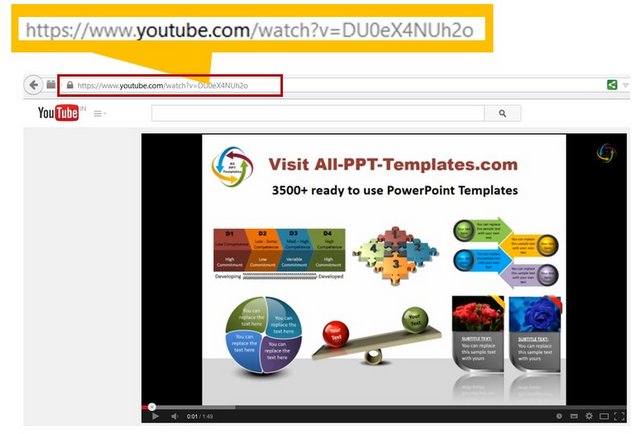 copy Youtube video Address