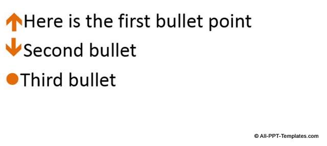 Creative PowerPoint Bullet Idea