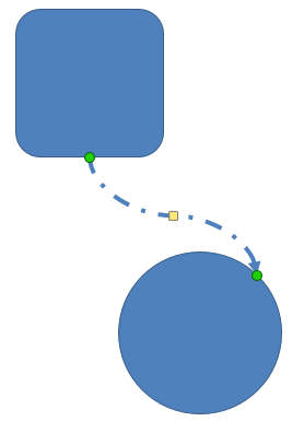 Curved Connector Line