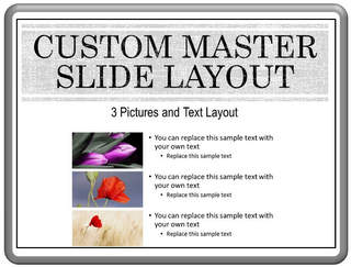 Custom Master Slide Layout