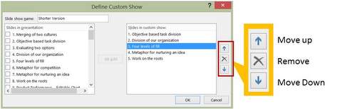 Rearranging Slide Order