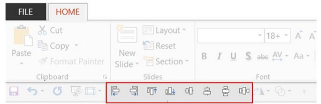 Align Tools in Quick Access Toolbar