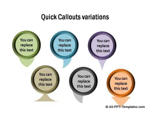 Quick callout variations