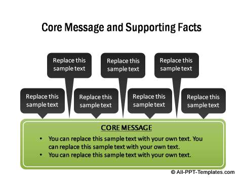 PowerPoint Template with callouts