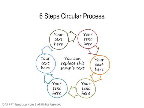 PowerPoint Circular Flow 41
