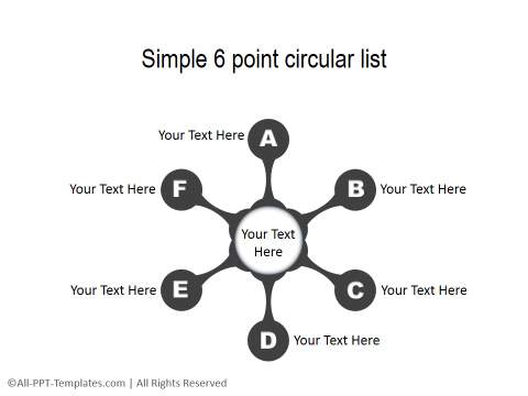 PowerPoint Circular List 20