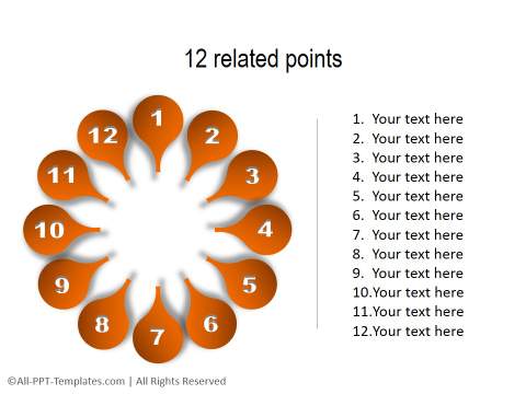 PowerPoint Circular List 33