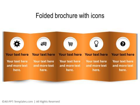 Folded brochure style graphic