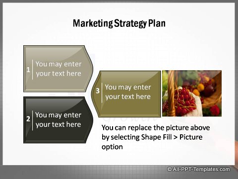 Market Growth 3 Creative boxes for Marketing Strategy Plan