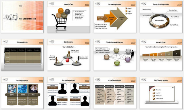 PowerPoint Marketing Blog Charts 2