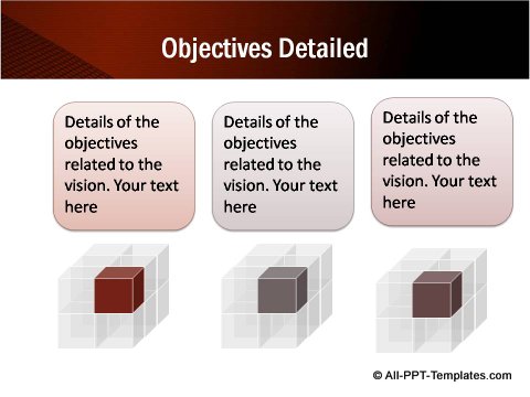 Detailed Objectives slide