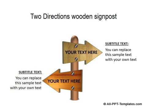 PowerPoint Opposite Directions Template 10