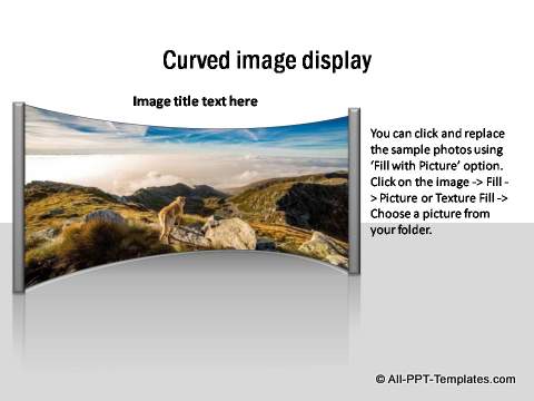 Curved Image Showcase from Essential Charts Pack