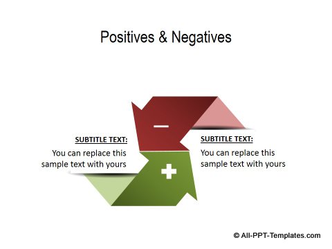 PowerPoint Positive Negative Comparisons 03