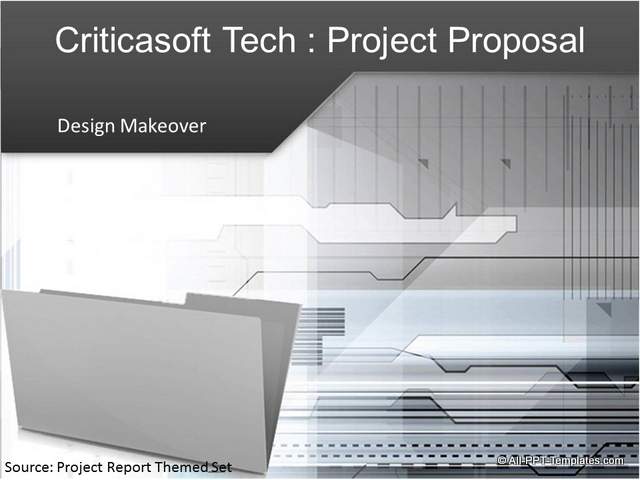 PowerPoint Project Proposal Makeover : After Slide 01