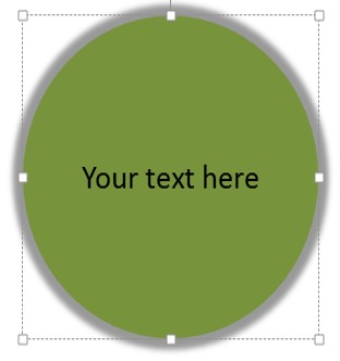 PowerPoint Shape with Text