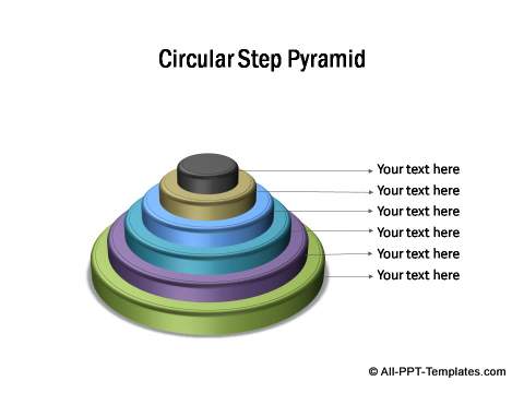 PowerPoint 3D Steps Diagram