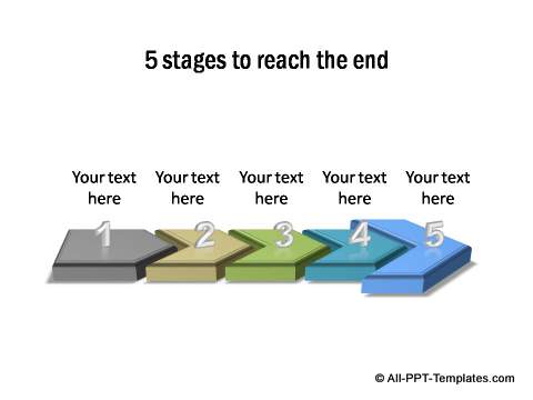 PowerPoint Steps Chevron