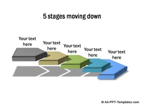 PowerPoint Steps Chevron