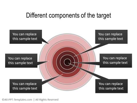 PowerPoint Target Showing Goal Achievement