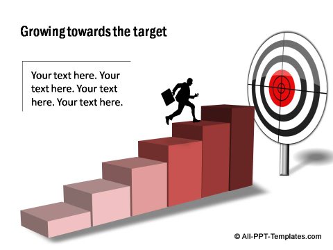 Growing by steps towards target
