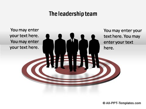Target leadership team template
