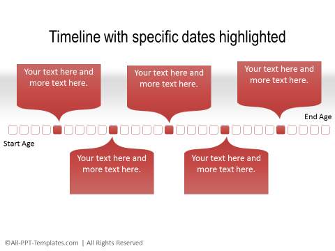 PowerPoint Linear Timeline 07