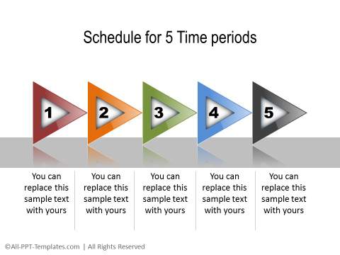 PowerPoint Linear Timeline 11