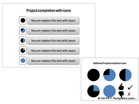 Project Timeline with additional icons