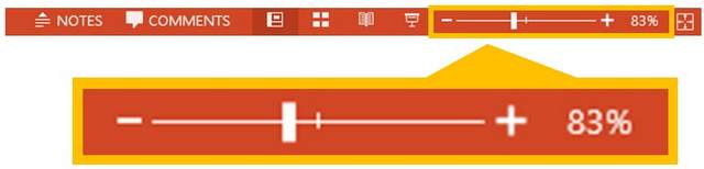 Reduce Slide Zoom in PowerPoint