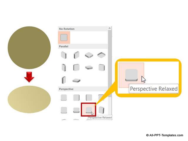 Relaxed Perspective option to 3D circle