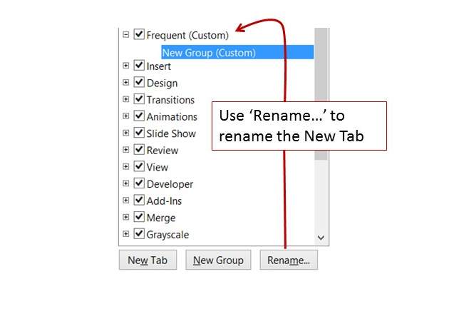 Rename New Tab