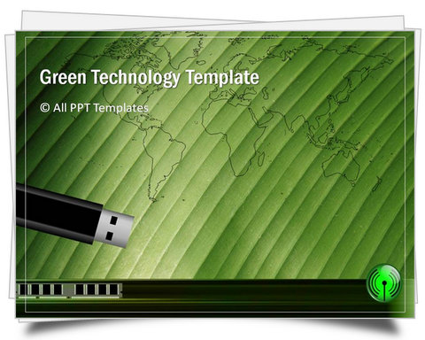 PowerPoint Green Technology Template