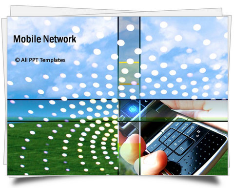 PowerPoint Mobile Network Template