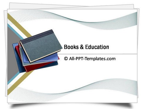 PowerPoint Books and Education Template