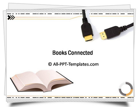 PowerPoint Books Connected Template