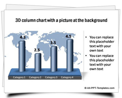 PowerPoint Column Charts Set