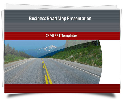 PowerPoint Business Roadmap Template