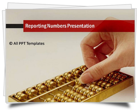 PowerPoint Reporting Numbers Template
