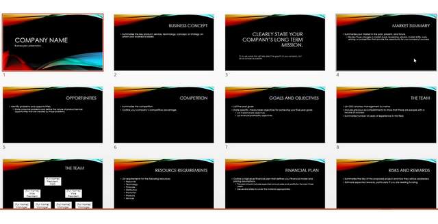 Vapor Trail PowerPoint Template