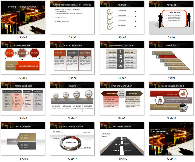 PowerPoint Track Market Development Template 01