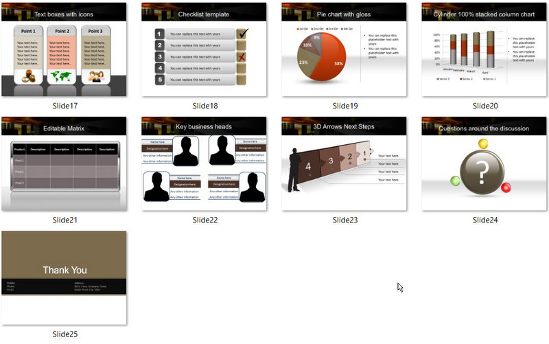 PowerPoint Track Market Development Template 02